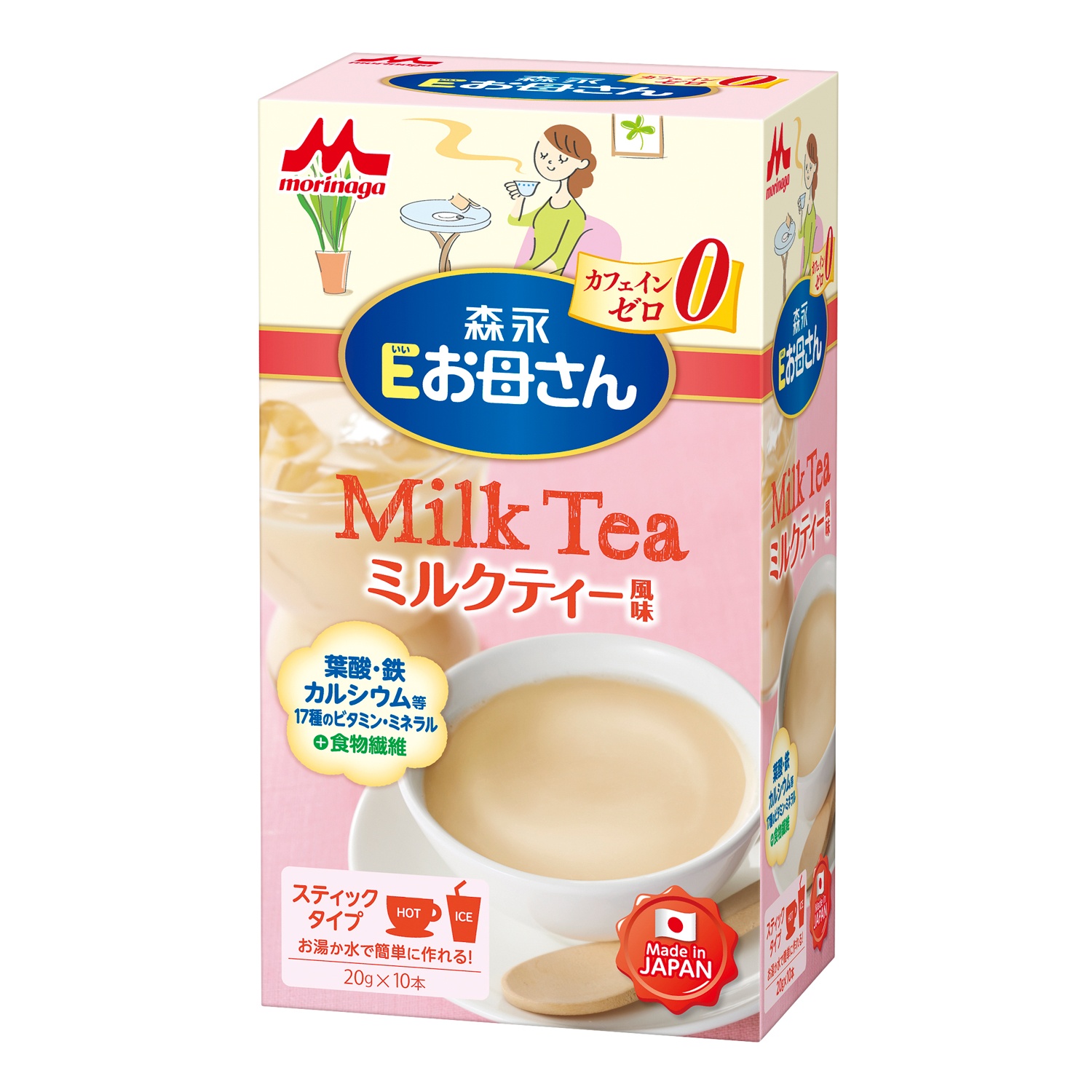 Sữa bầu Morinaga E-Okasan vị trà sữa 200g hình 1