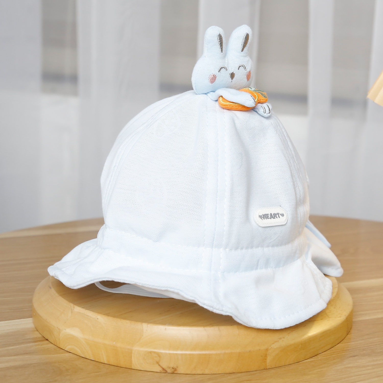 Mũ thời trang KidsPlaza thỏ và cà rốt 25K-H03 Size 48 (Xanh)