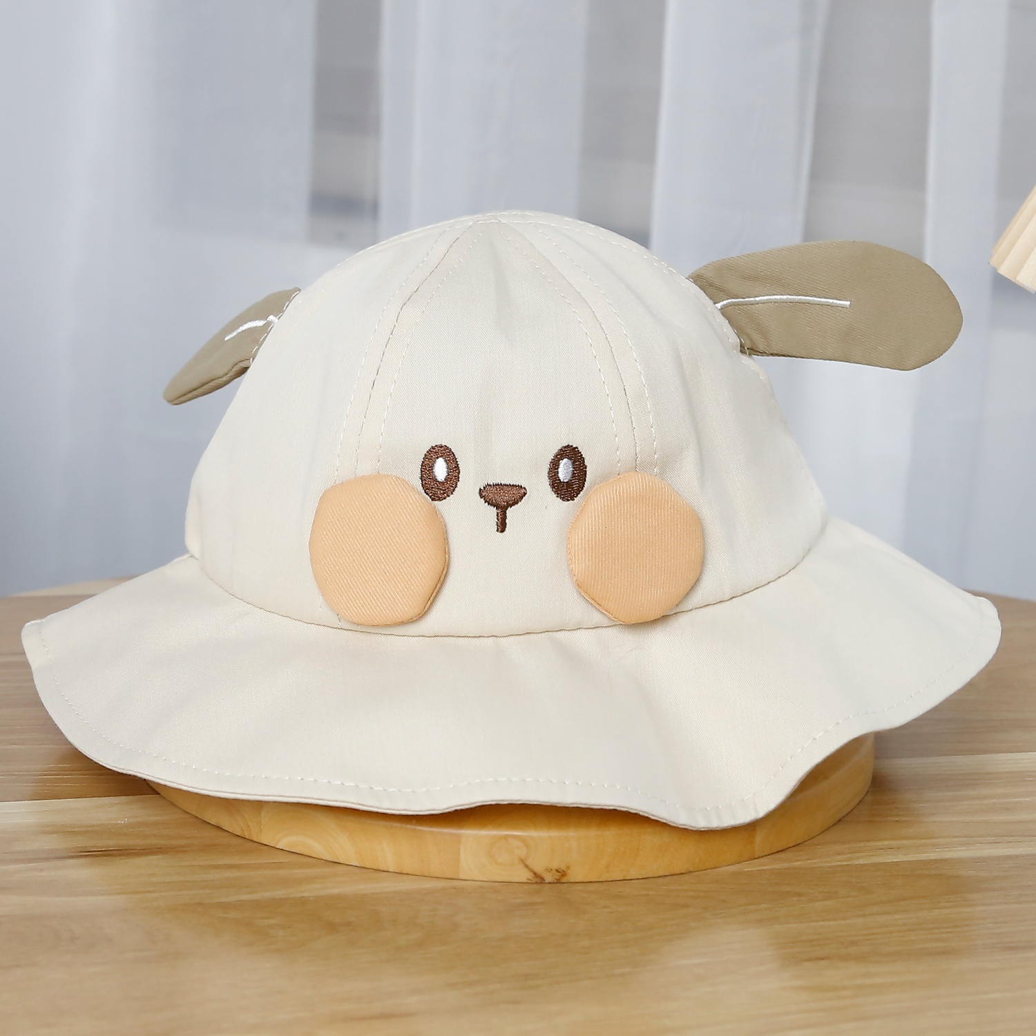 Mũ thời trang KidsPlaza cute 2 tai 25K-H05 Size 50 (Be)