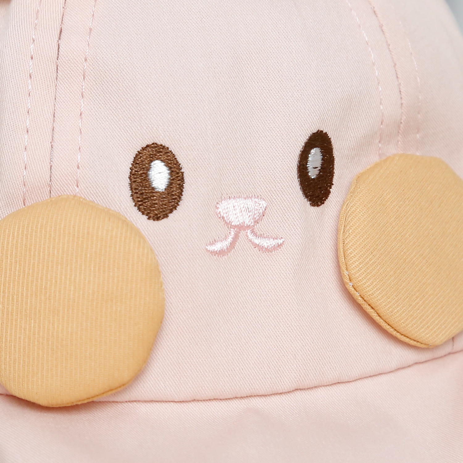 Mũ thời trang KidsPlaza cute 2 tai 25K-H05 Size 50 (Hồng)