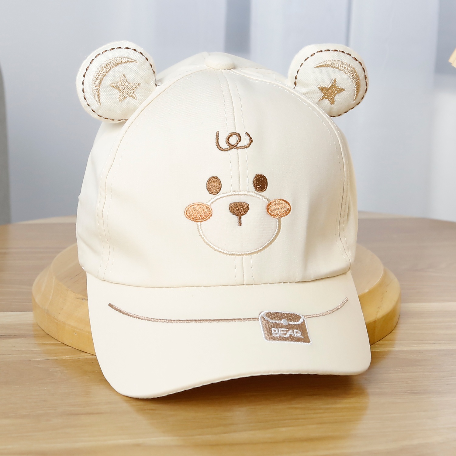 Mũ lưỡi trai KidsPlaza bear cute 25K-H13 Size 50 (Be)  hình 1