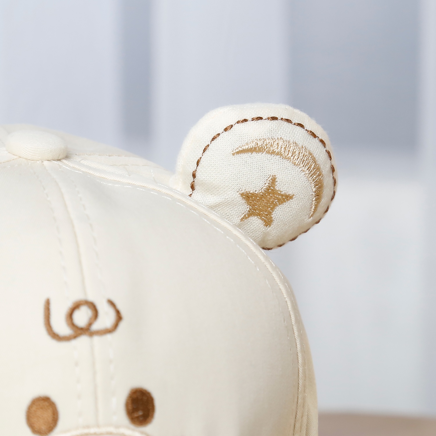 Mũ lưỡi trai KidsPlaza bear cute 25K-H13 Size 50 (Be)  hình 4