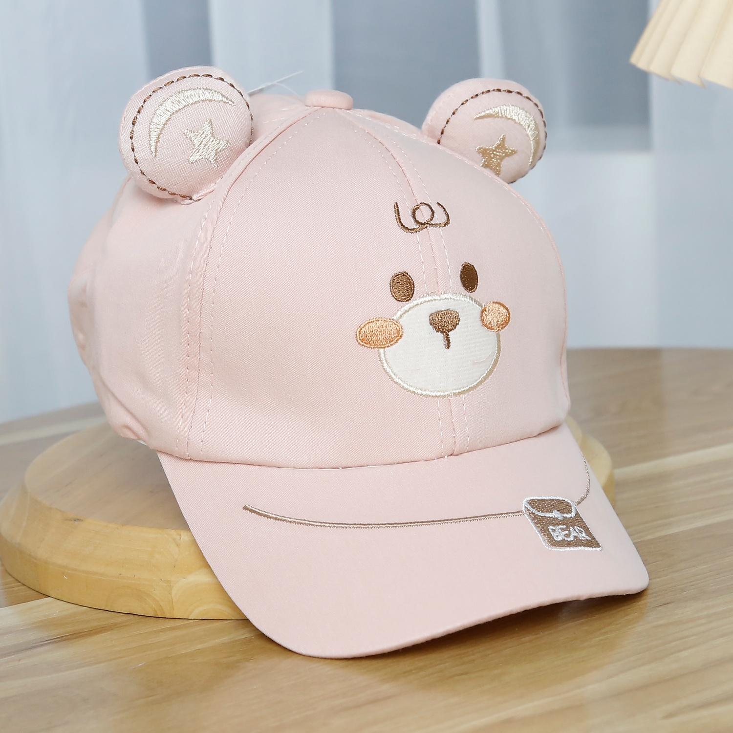 Mũ lưỡi trai KidsPlaza bear cute 25K-H13 Size 50 (Hồng)