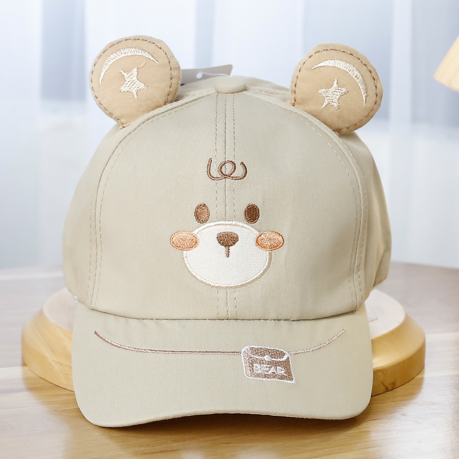 Mũ lưỡi trai KidsPlaza bear cute 25K-H13 Size 50 (Nâu) 