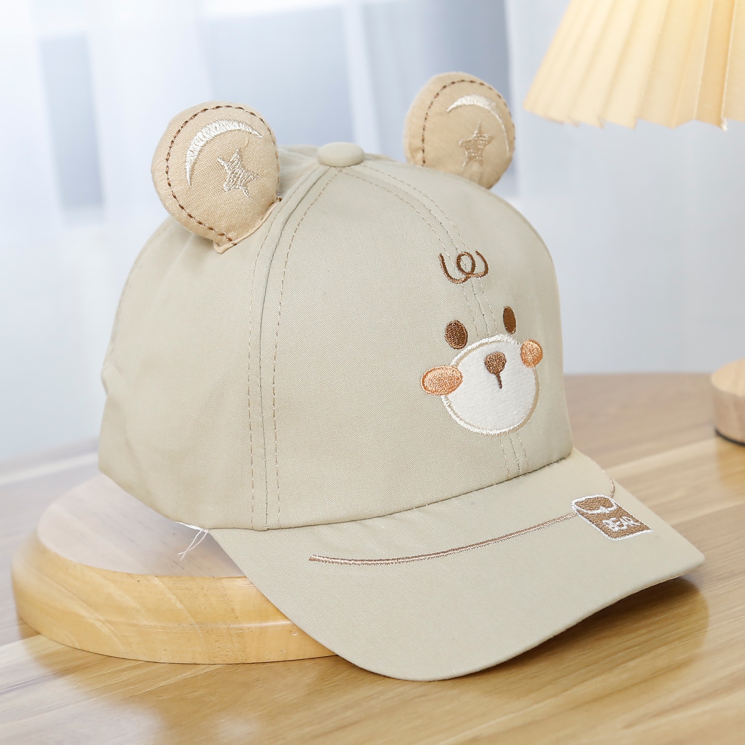 Mũ lưỡi trai KidsPlaza bear cute 25K-H13 Size 50 (Nâu) 