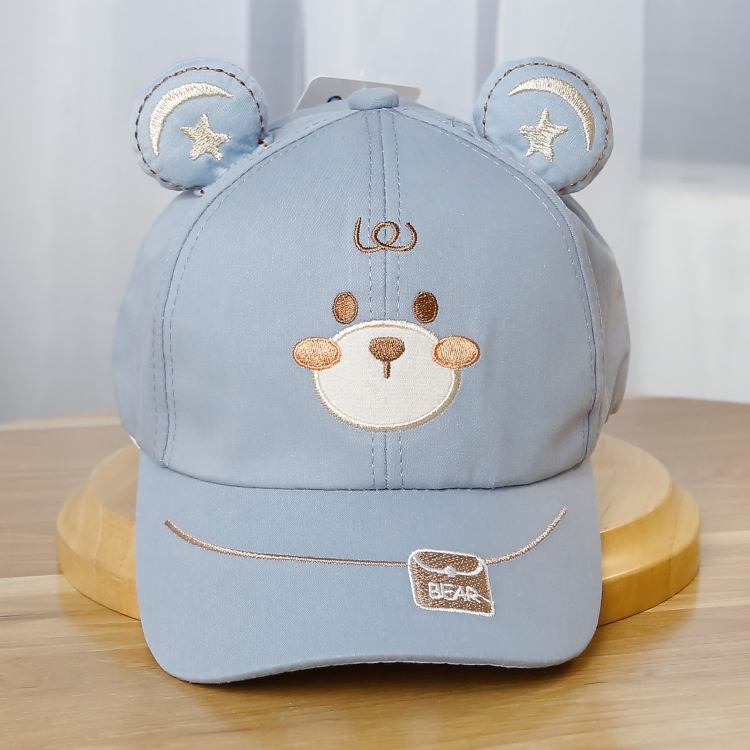 Mũ lưỡi trai KidsPlaza bear cute 25K-H13 Size 50 (Xanh) 
