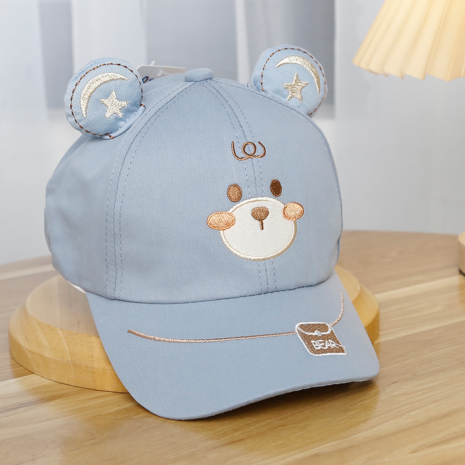 Mũ lưỡi trai KidsPlaza bear cute 25K-H13 Size 50 (Xanh) 