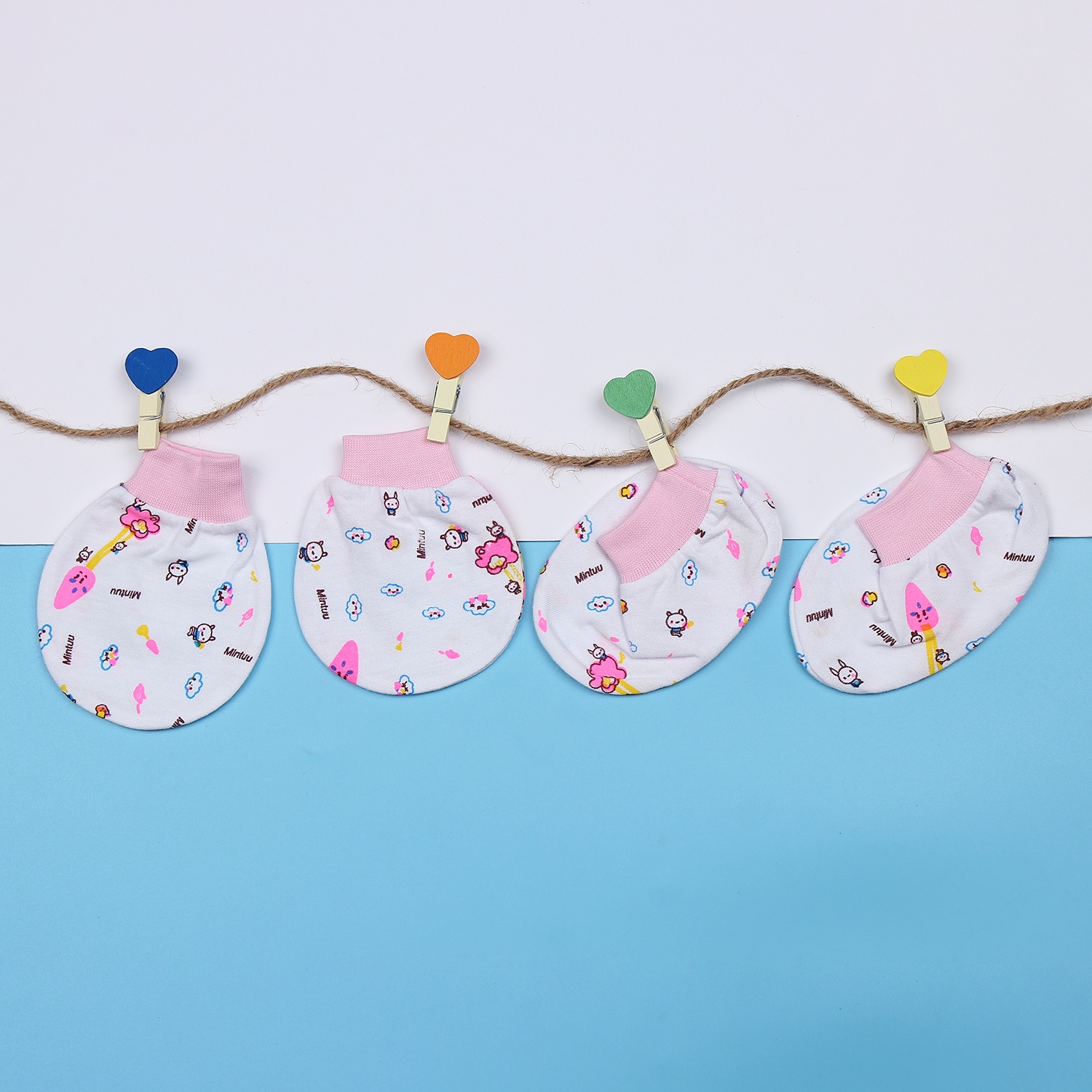 Bộ bao tay bao chân in hình MT19 Bộ bao tay bao chân in hình MT19 hình 2