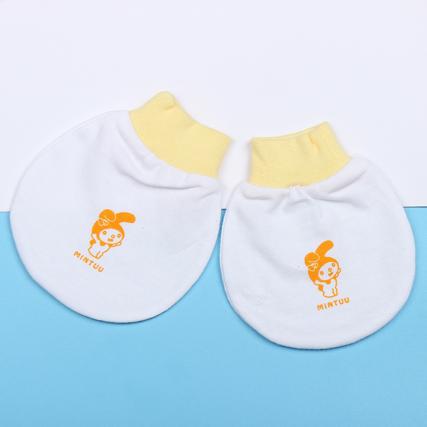 Bộ bao tay, bao chân sơ sinh MT19 (Trắng) hình 2