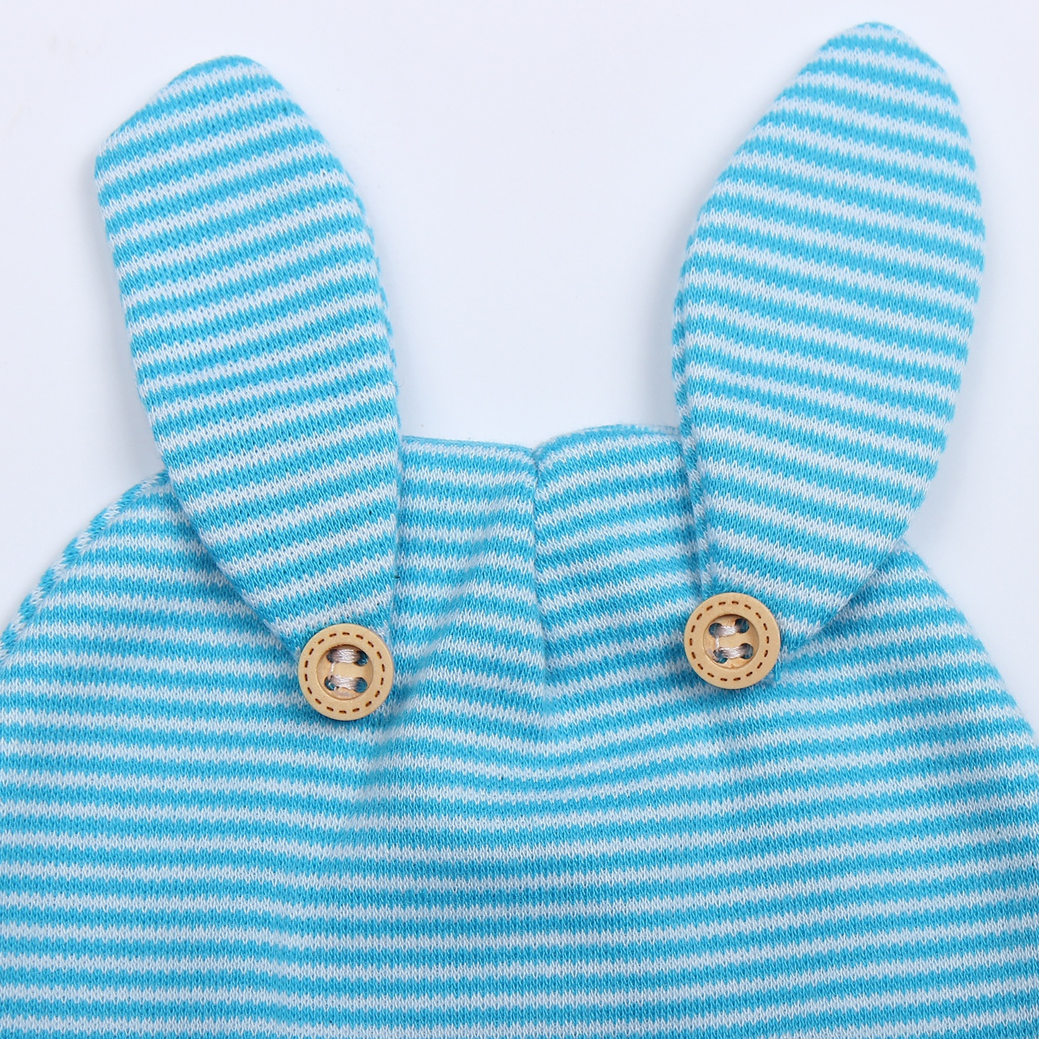 Bộ bao tay chân sọc màu + mũ hình tai thỏ MT19 hình 3