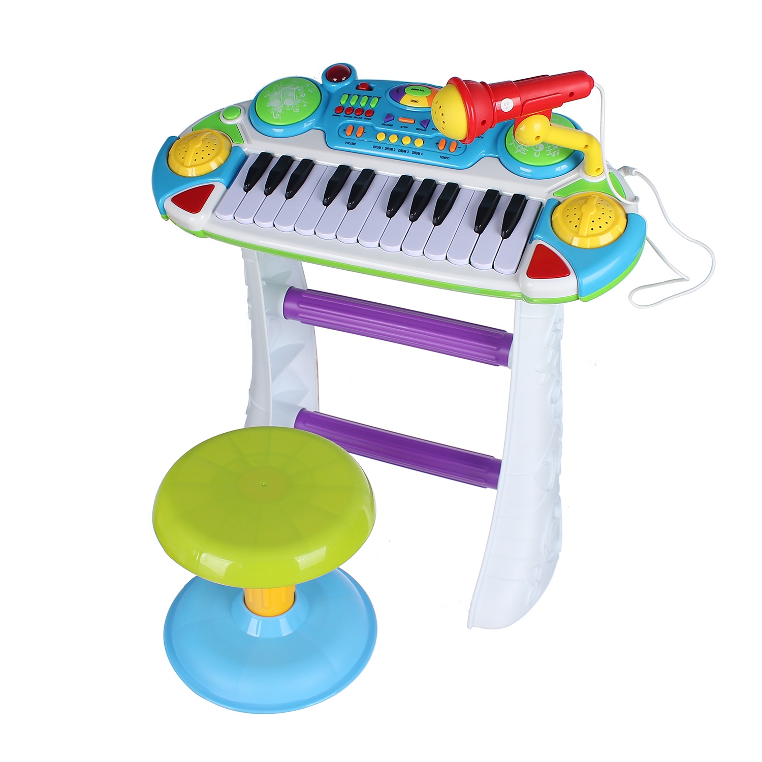 Bộ đàn nhạc piano kèm Micro cho bé CY.BB335B Bộ đàn nhạc piano kèm Micro cho bé CY.BB335B hình 1