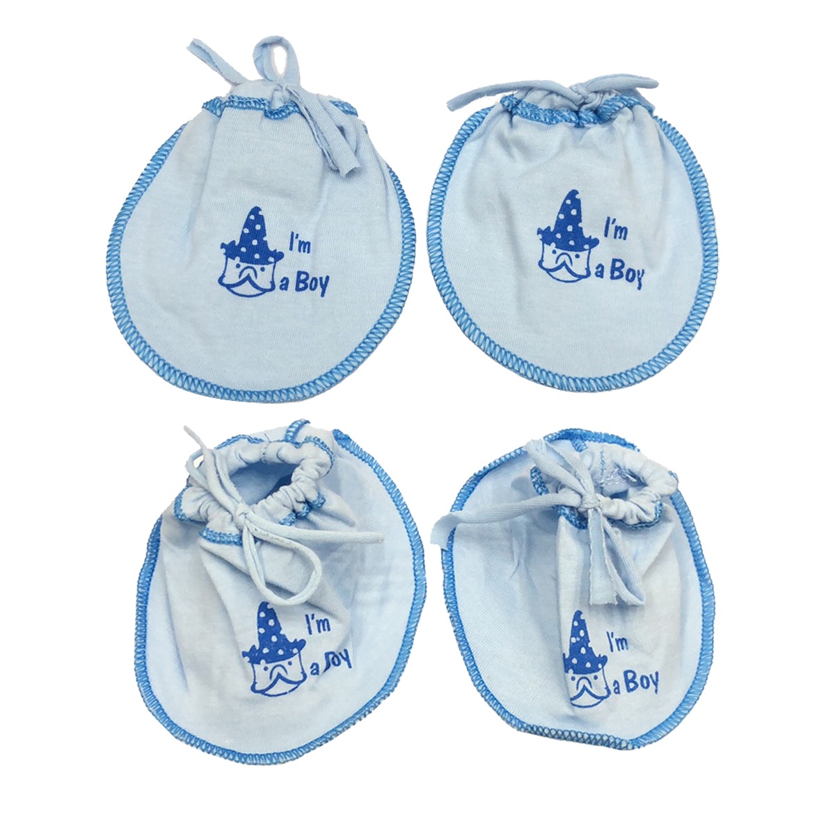 Combo đồ sơ sinh bé trai đầy đủ CB04 hình 5