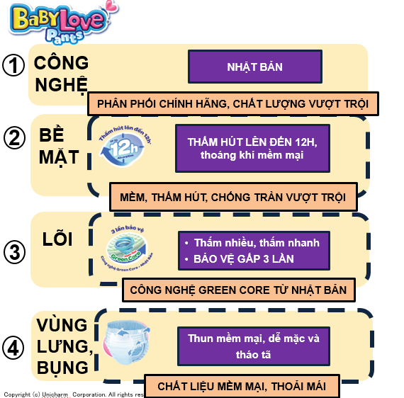 Bỉm - Tã quần Bobby Babylove L 48 miếng (cho bé 9-14kg) hình 3