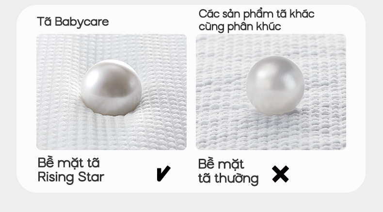 Đặc điểm nổi bật của bỉm Babycare Rising Star