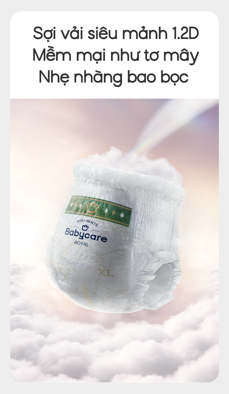 Đặc điểm nổi bật của bỉm Babycare Rising Star
