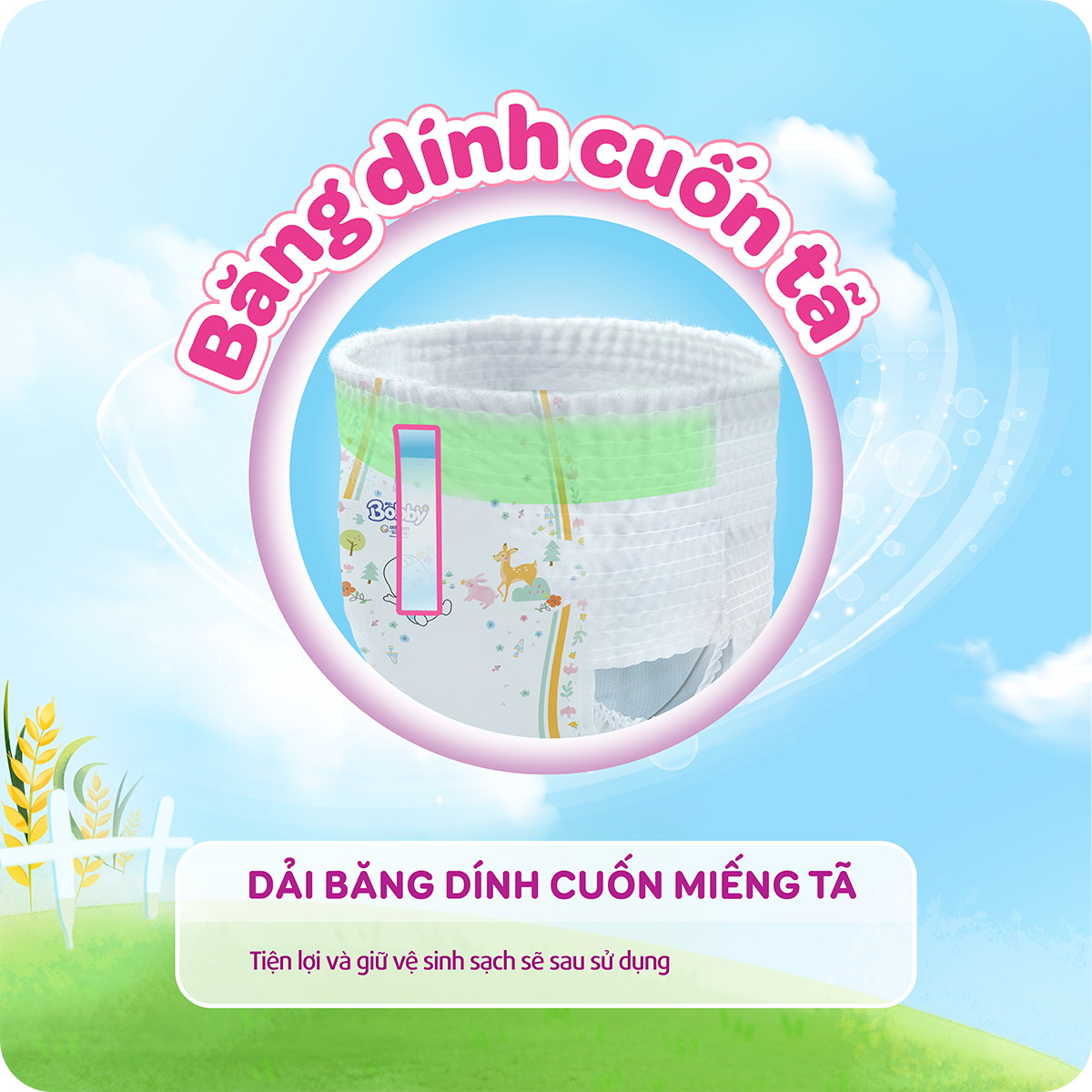 Bỉm - Tã quần Bobby size L 68 miếng (cho bé 9 - 13kg) hình 6