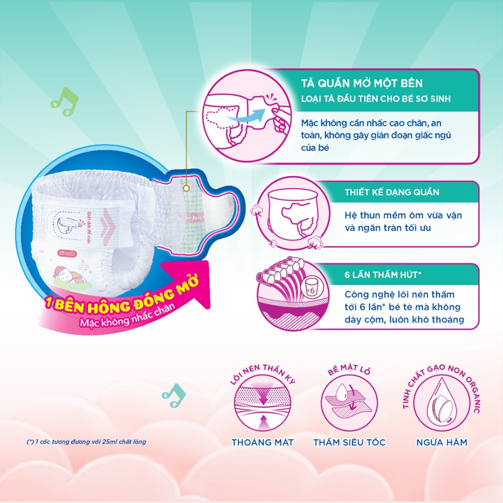 Bỉm - Tã quần Bobby mở một bên size Newborn 70 miếng (cho bé từ < 5.5kg) hình 4