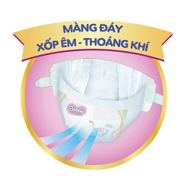 Bỉm - Tã dán Bobby Extra Soft Dry size Newborn XS 48 miếng (cho bé 0-5kg) hình 4