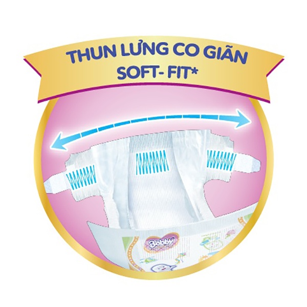 Bỉm - Tã dán Bobby Extra Soft Dry size Newborn XS 48 miếng (cho bé 0-5kg) hình 3
