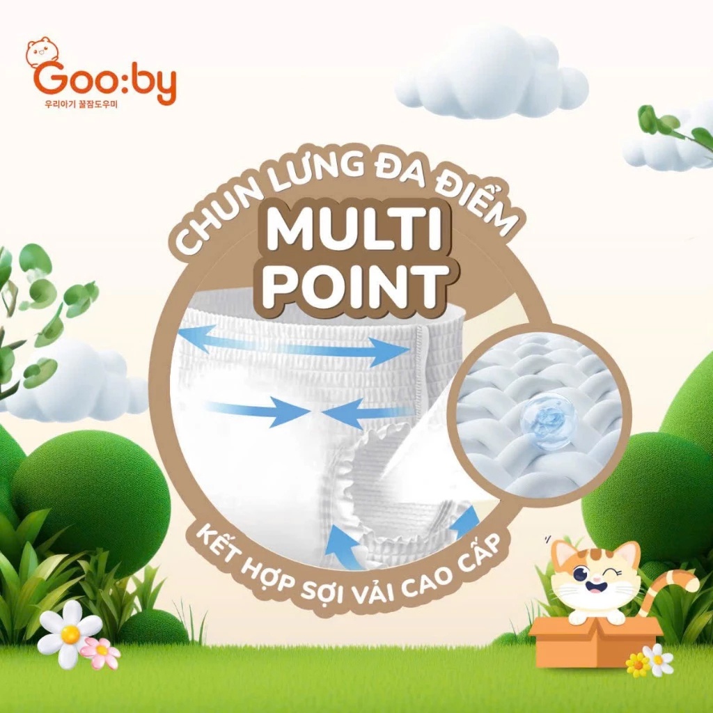  Bỉm - Tã quần Gooby Extra size XL 48 miếng (cho bé 11 - 16kg)