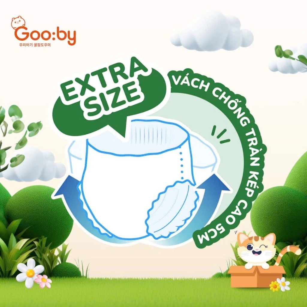  Bỉm - Tã quần Gooby Extra size M 54 miếng (cho bé 6 - 11kg)