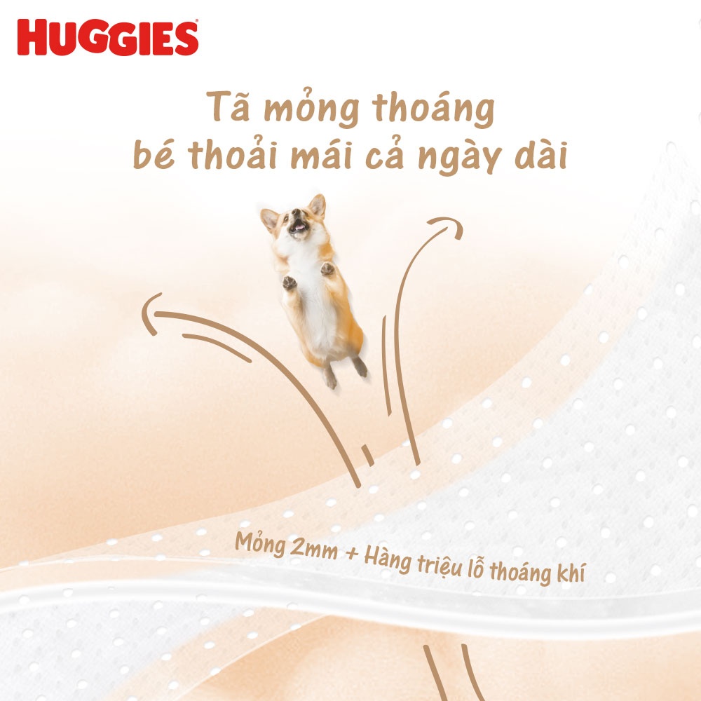 Bỉm - Tã quần Huggies Gentle Soft Corgi size L 40 miếng (cho bé từ 9-14kg) hình 5
