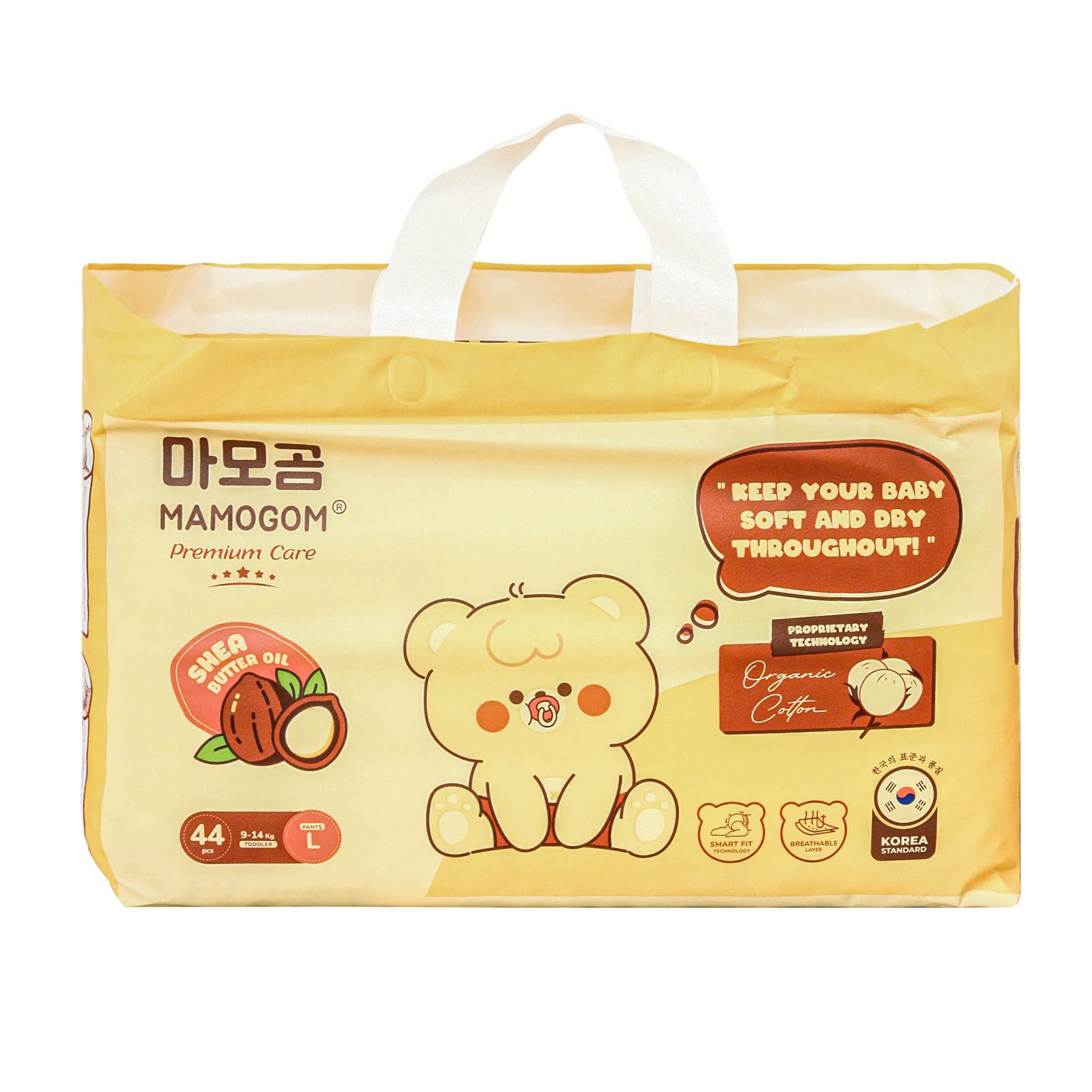 Bỉm - Tã quần Mamogom Premium size L 44 miếng (cho bé 9-14kg) hình 1