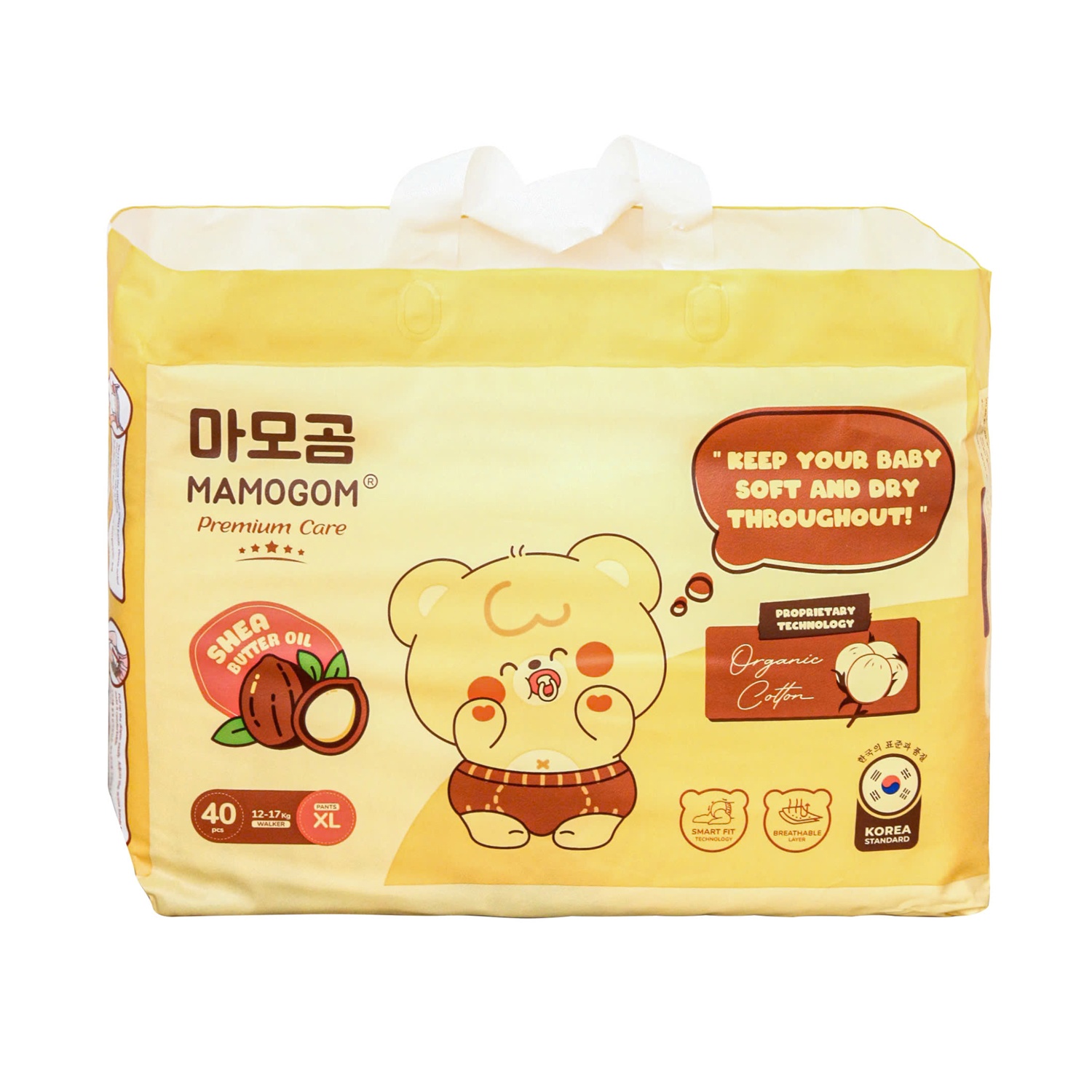 Bỉm - Tã quần Mamogom Premium size XL 40 miếng (cho bé 12-17kg)