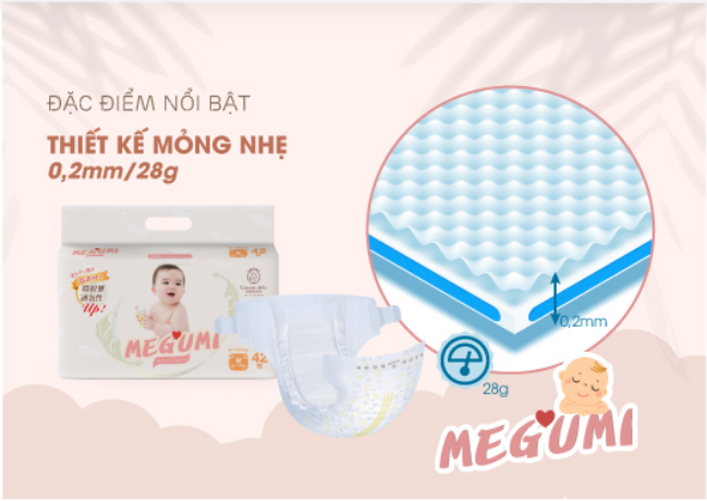 Bỉm - Tã quần Megumi size XXL26 miếng (cho bé 13-25 kg) hình 2