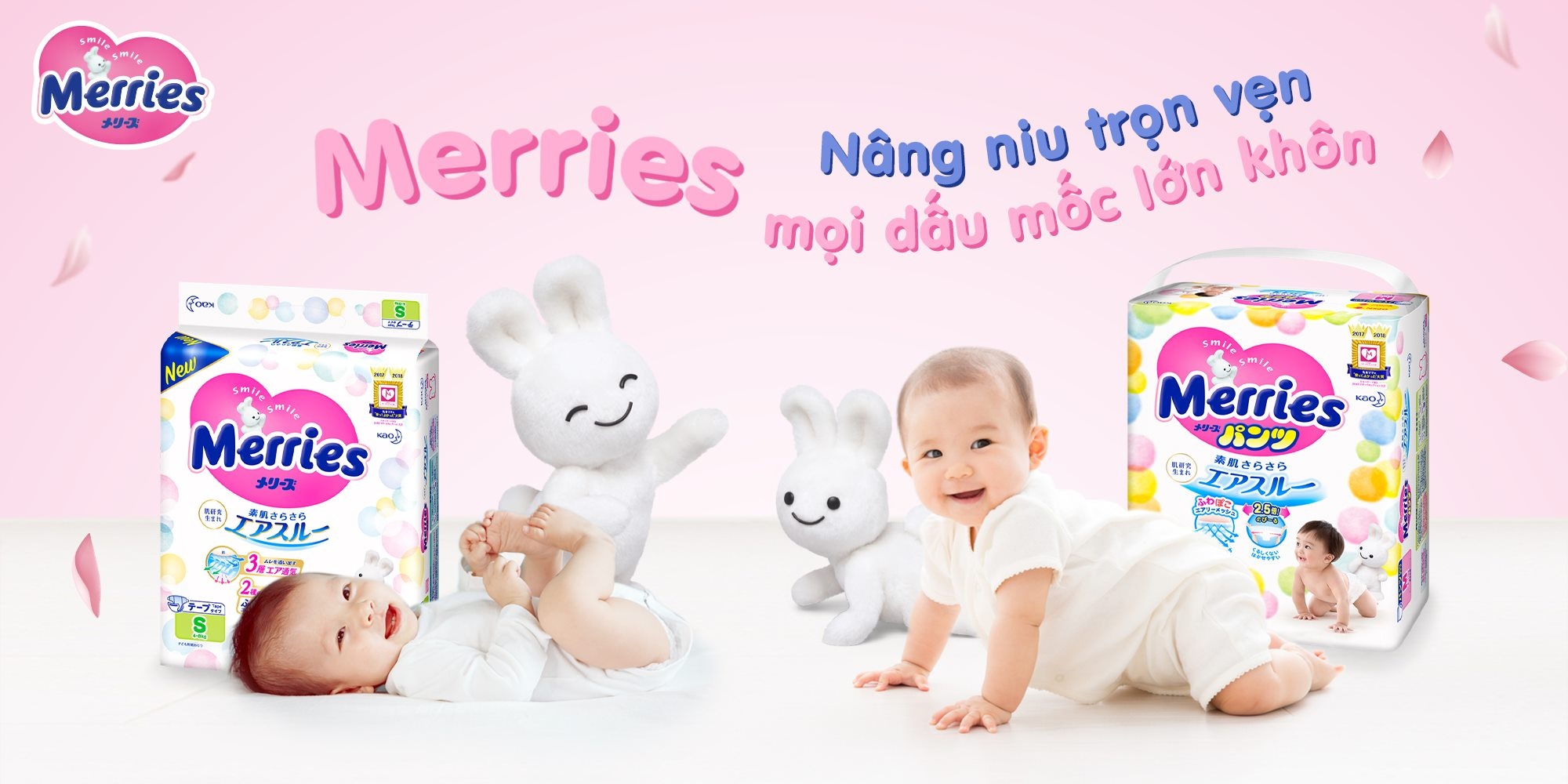 Merries - Nâng niu trọn vẹn mọi dấu mốc lớn khôn của trẻ