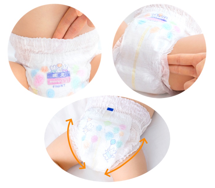 Bỉm - tã quần Merries size M 58 miếng (cho bé 6-11kg) hình 4