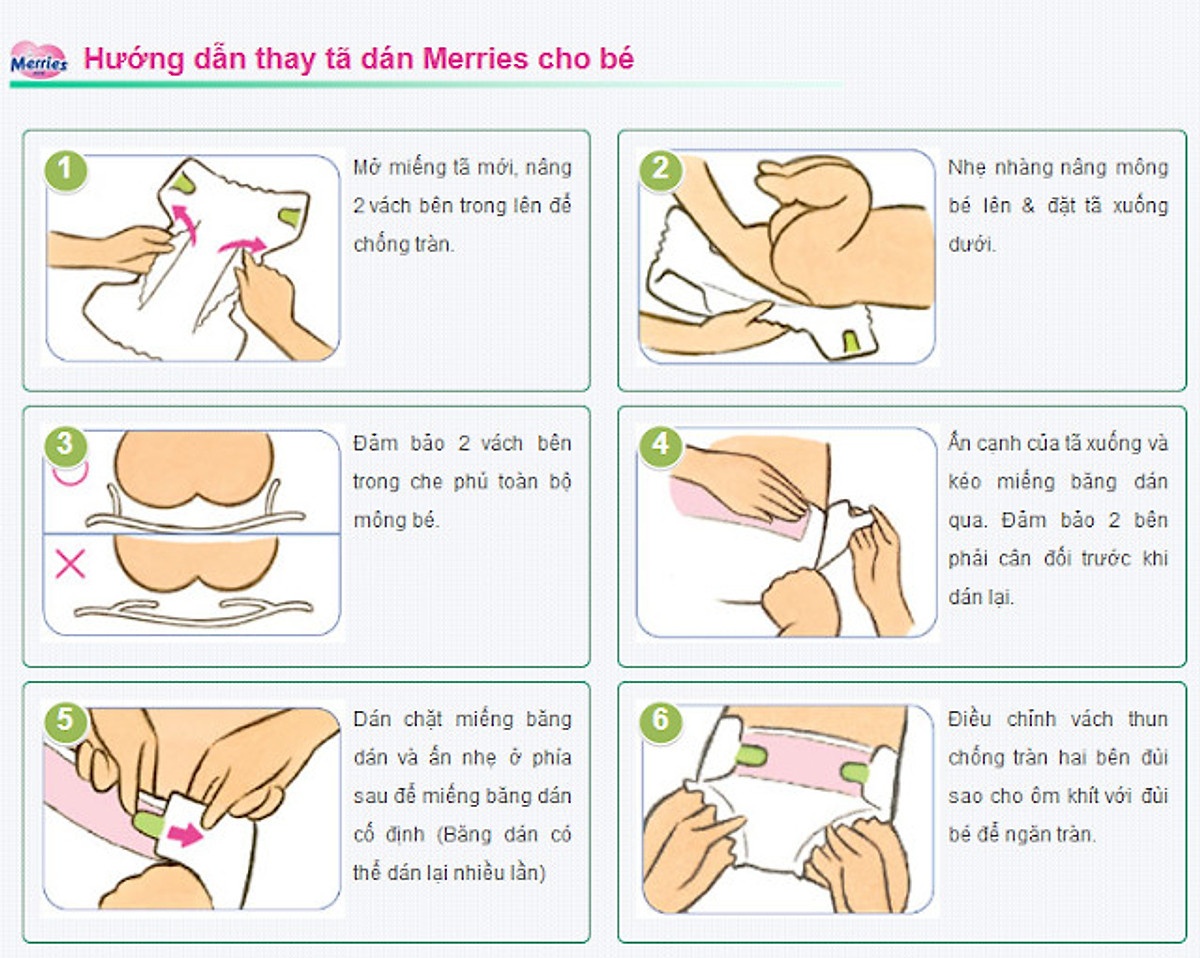 Bỉm - Tã dán Merries size L 54 miếng (cho bé 9-14kg) hình 2