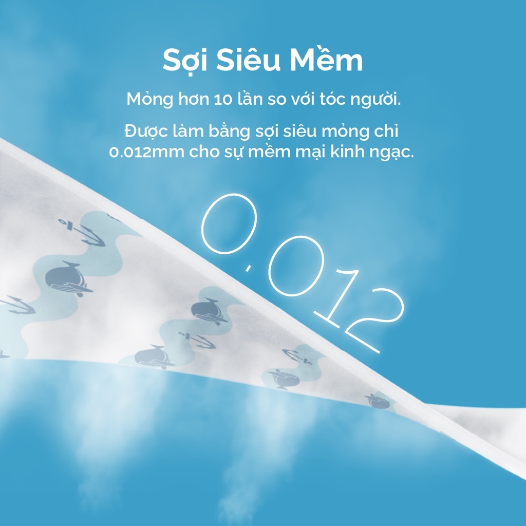 Bỉm - Tã quần Hoppi Airdream với thiết kế siêu mỏng, siêu nhẹ, siêu thấm