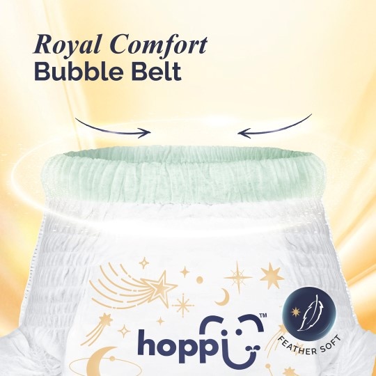 Bỉm - Tã quần Hoppi RoyalDream cao cấp size L 38 miếng (cho bé 9-14kg) hình 3