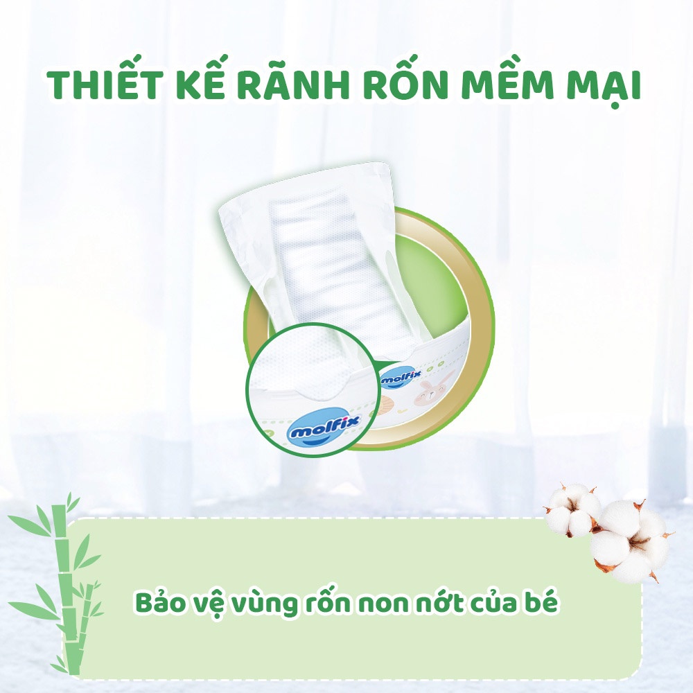 Miếng lót Molfix Jumbo newborn 2 (60+6) (cho bé trên 1 tháng tuổi) hình 5