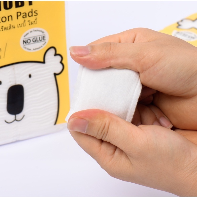 Bông tẩy trang Baby Moby 50g hình 3