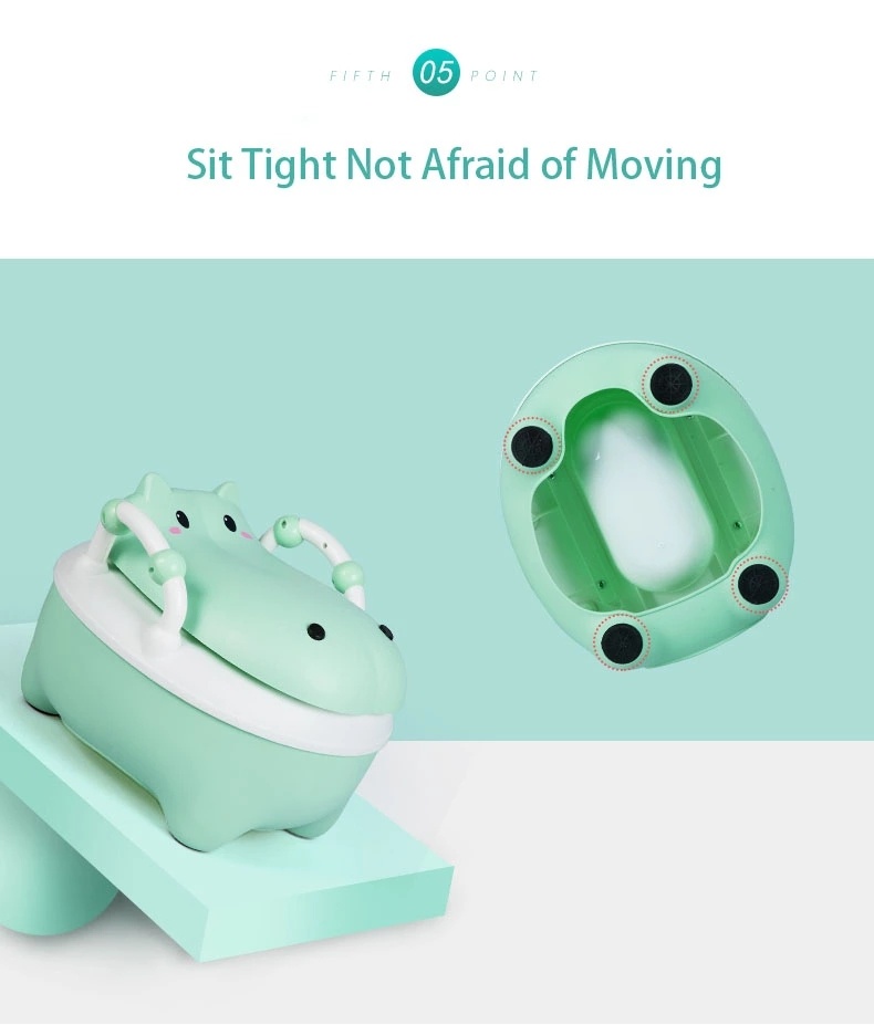 Bô vệ sinh hình chú Hà Mã có chân đế chống trượt Bô vệ sinh hình chú Hà Mã có chân đế chống trượt