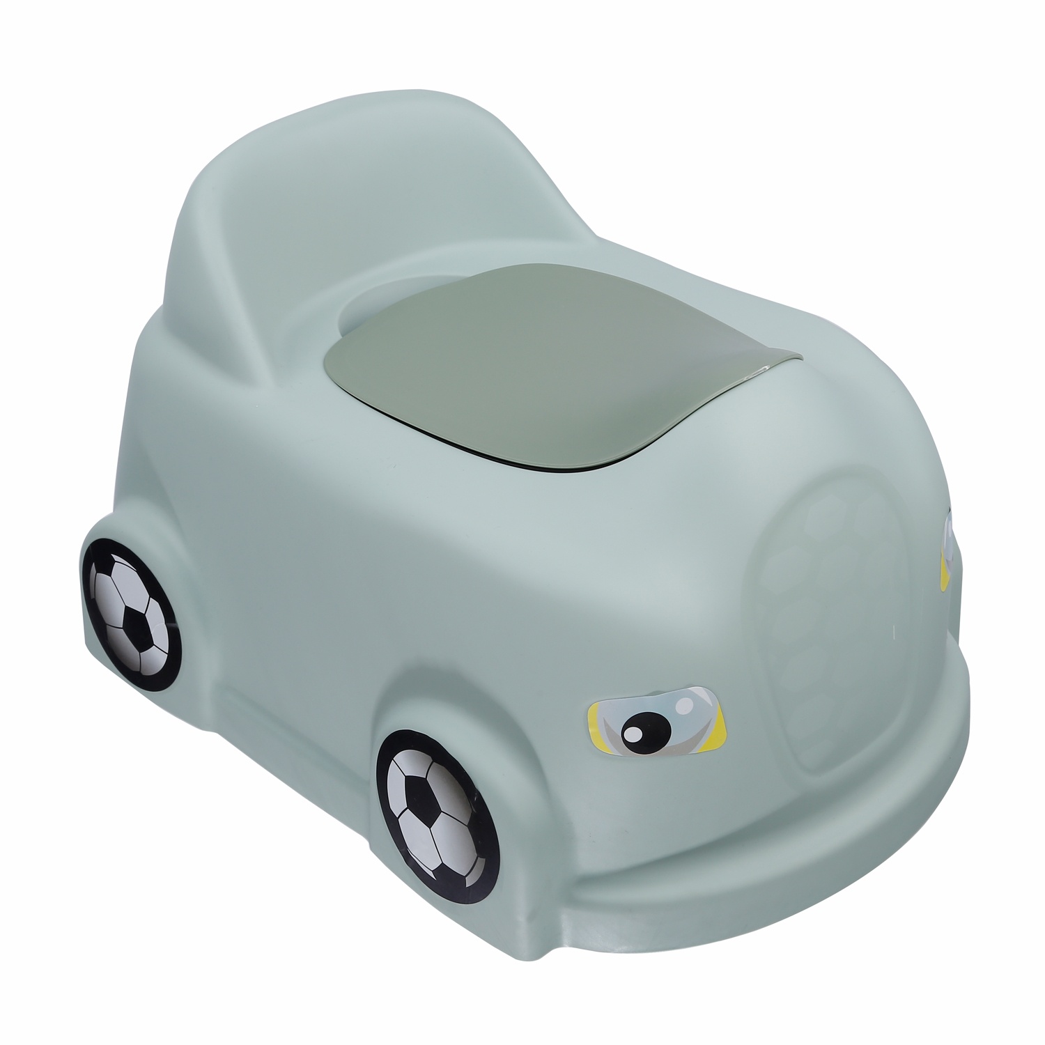 Bô vệ sinh cho bé họa tiết ô tô xanh AC hình 1