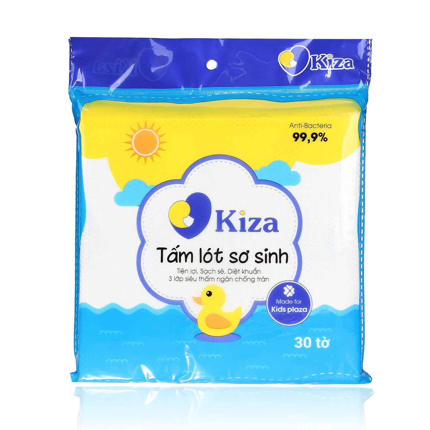Tấm lót sơ sinh Kiza 30 tờ hình 1