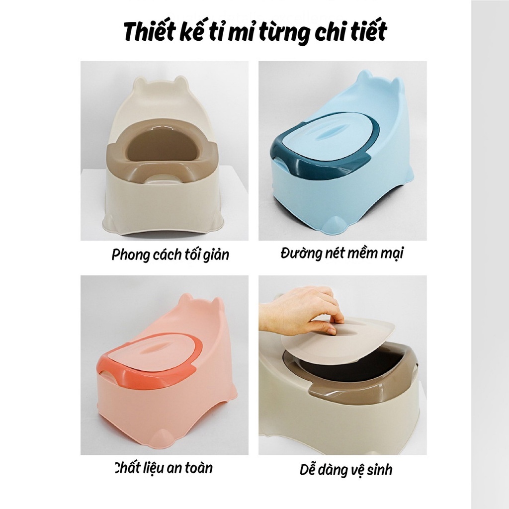 Bô vệ sinh cho bé Mon Ami L'ours hình gấu (6M+) hình 1