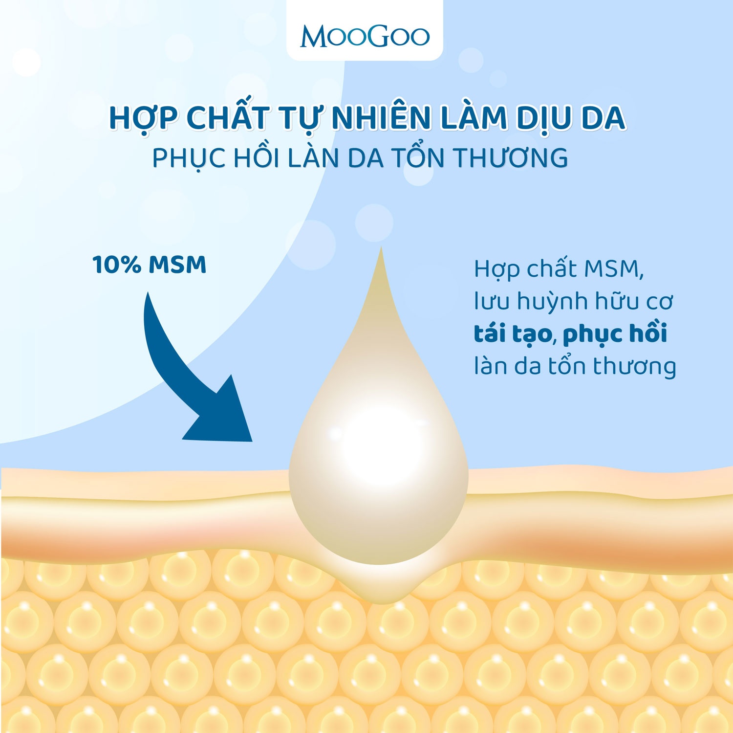 Kem dưỡng ẩm hạnh nhân cho da nhạy cảm Moogoo 0M+ (120g) hình 3