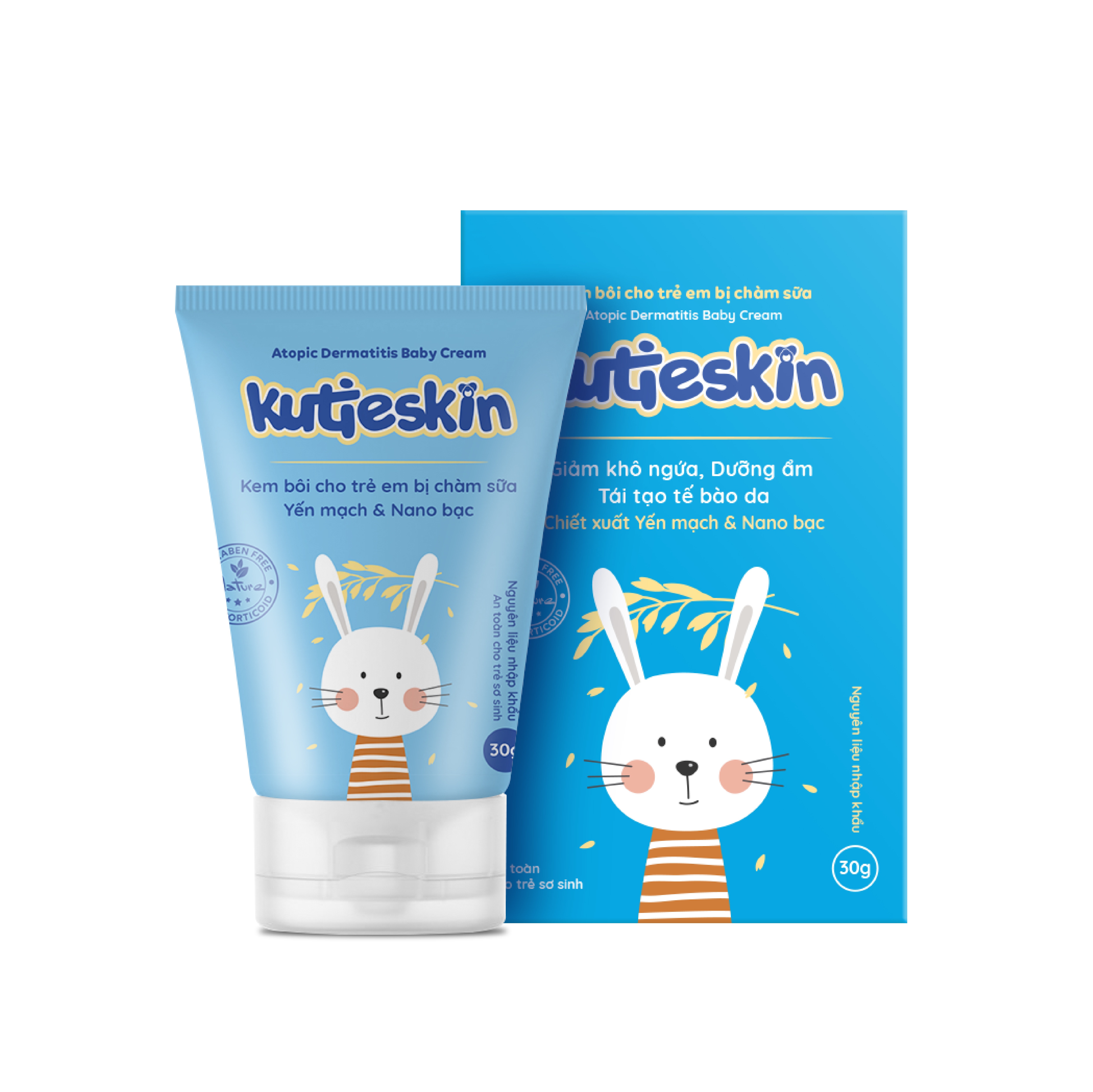 Kem bôi chàm sữa cho bé Kutieskin 30g hình 1
