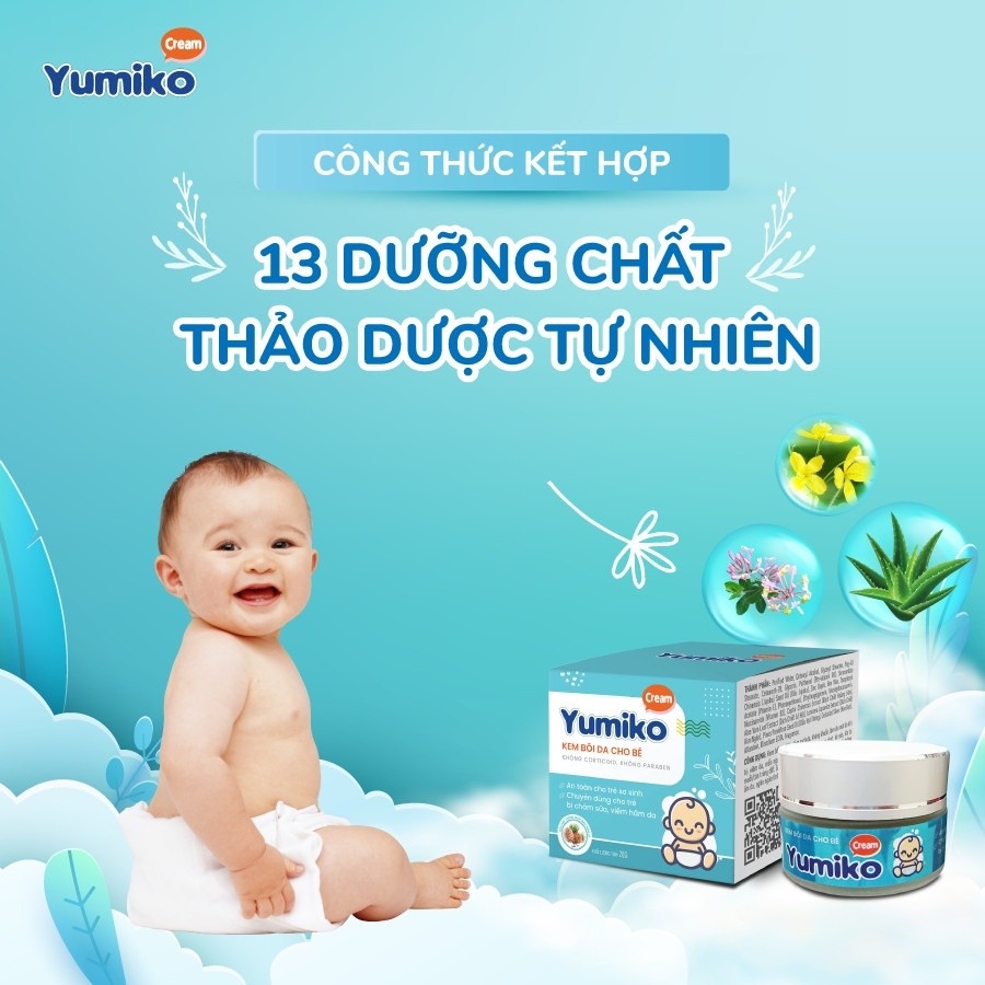 Kem bôi da cho trẻ  Yumiko 20g hình 2