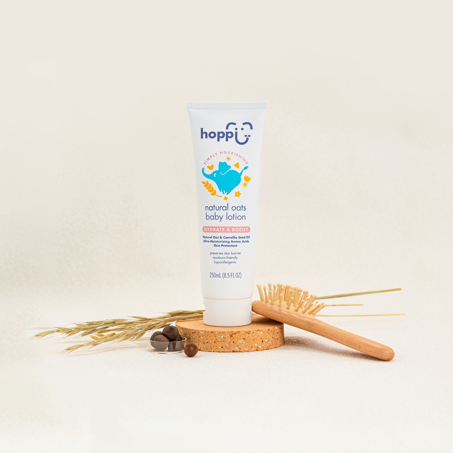 Kem dưỡng ẩm Hoppi yến mạch 250ml hình 3