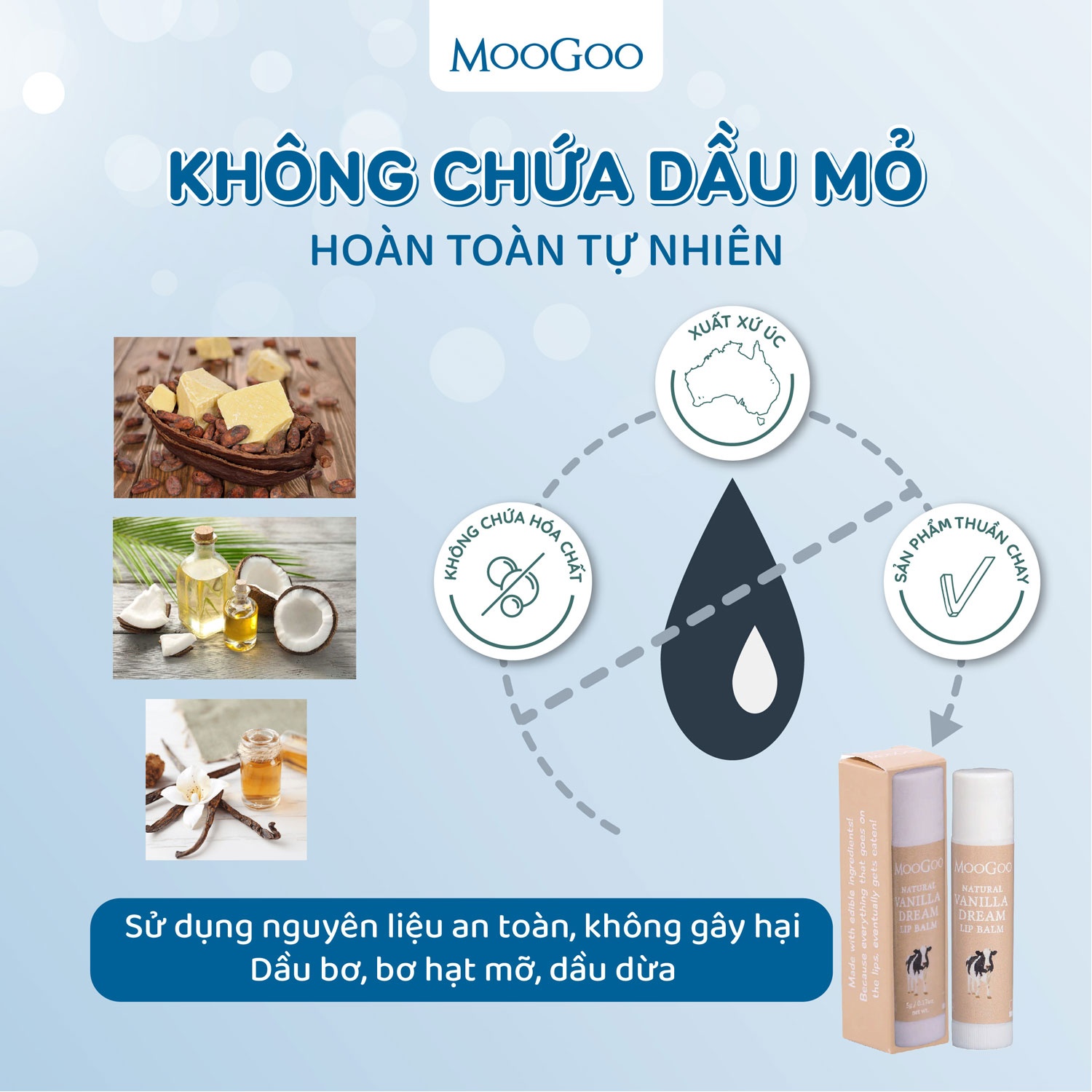 Son dưỡng môi Vanilla - MooGoo hình 4