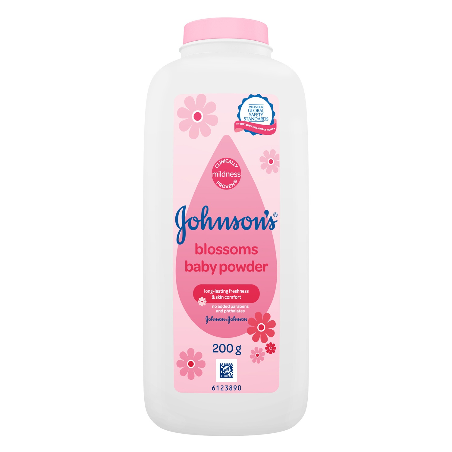 Phấn thơm cho bé hương hoa Johnson Baby 200g hình 1