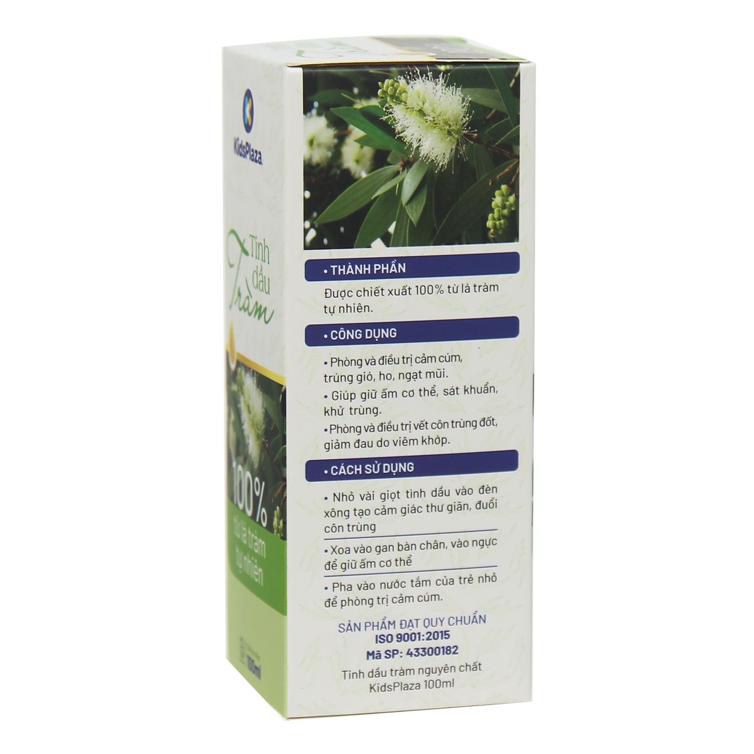 Tinh dầu tràm nguyên chất KidsPlaza 100ml hình 2