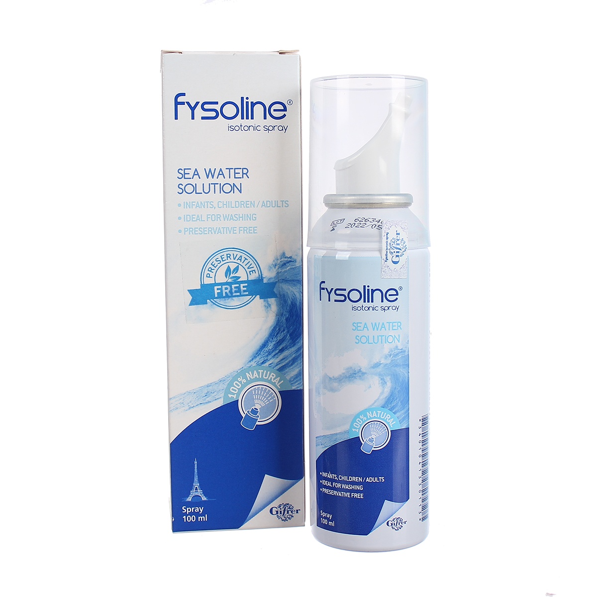 Dung dịch nước muối biển vệ sinh mũi Fysoline 100ml an toàn