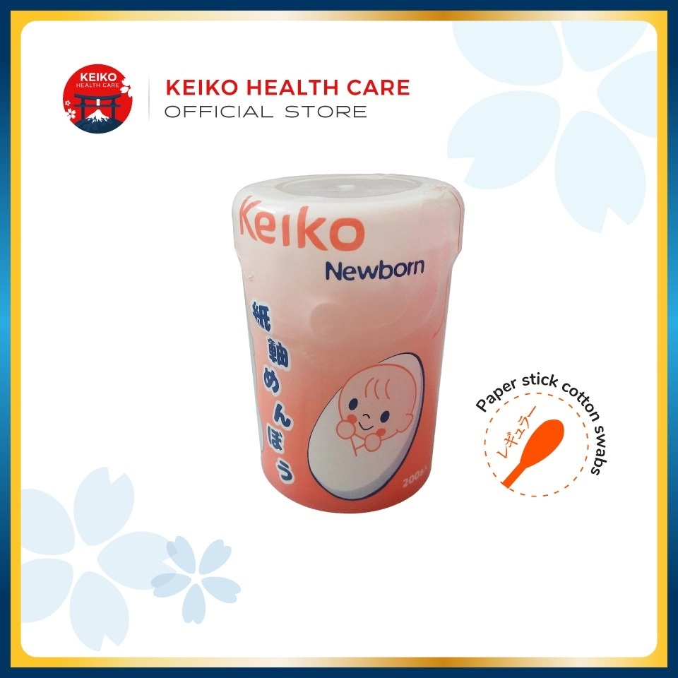 Tăm bông trẻ em Newborn Keiko (200 cây) hình 2