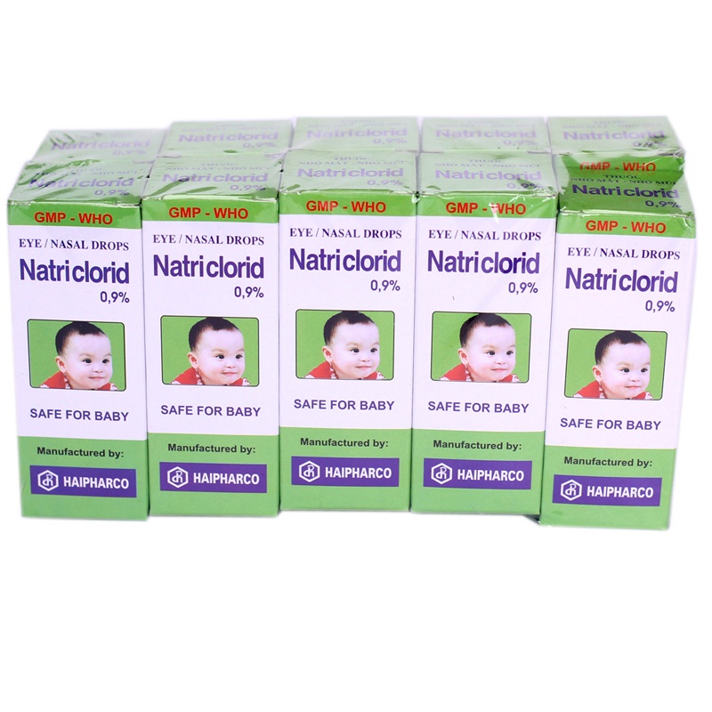 Nước muối sinh lý Natriclorid loại to 10ml (0,9%) hình 1